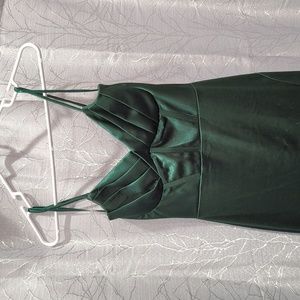 Dark Green formal dress , prom dress